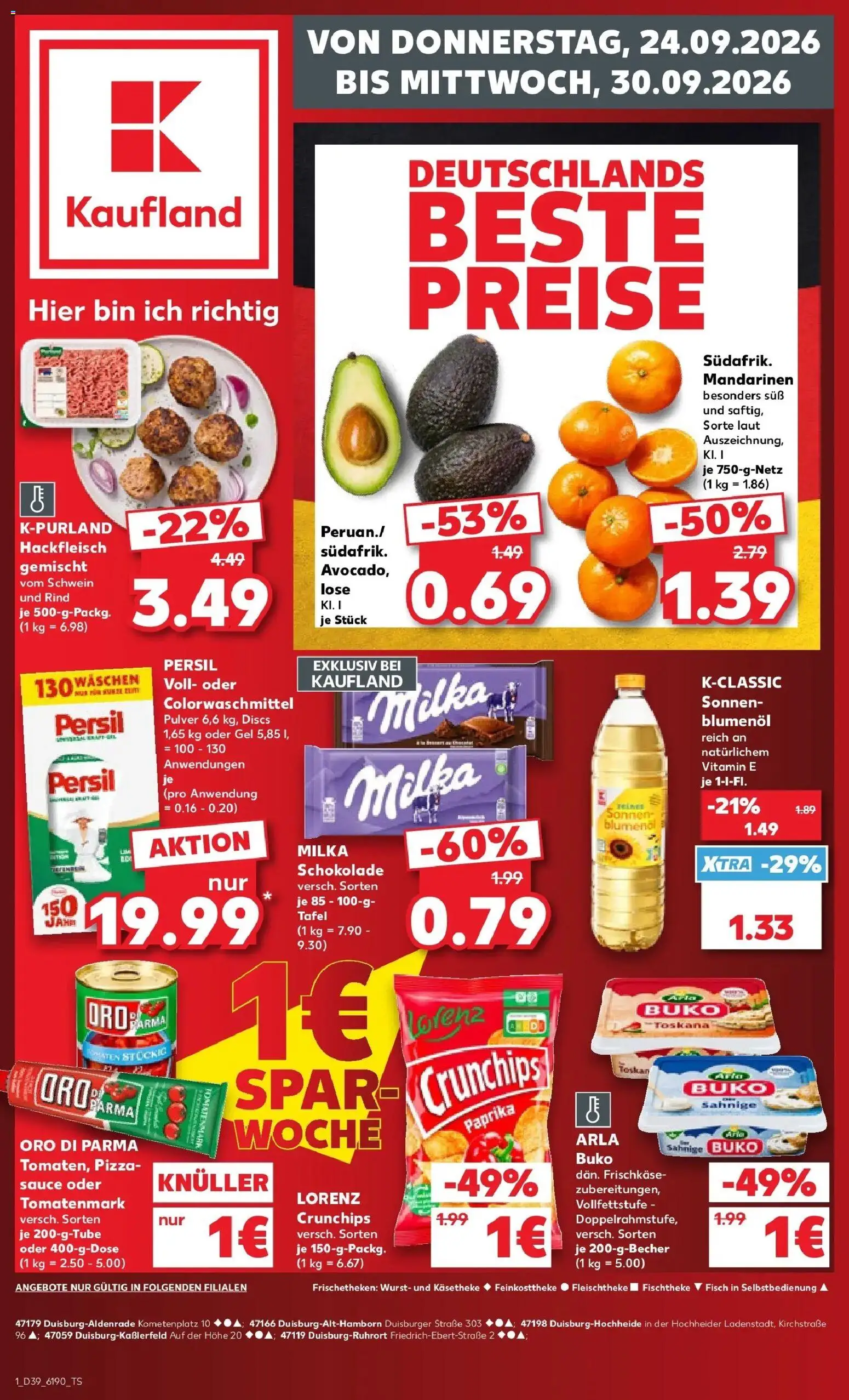 Vorschau von dem Prospekt des Geschäftes Kaufland, gültig ab dem 24.09.2026