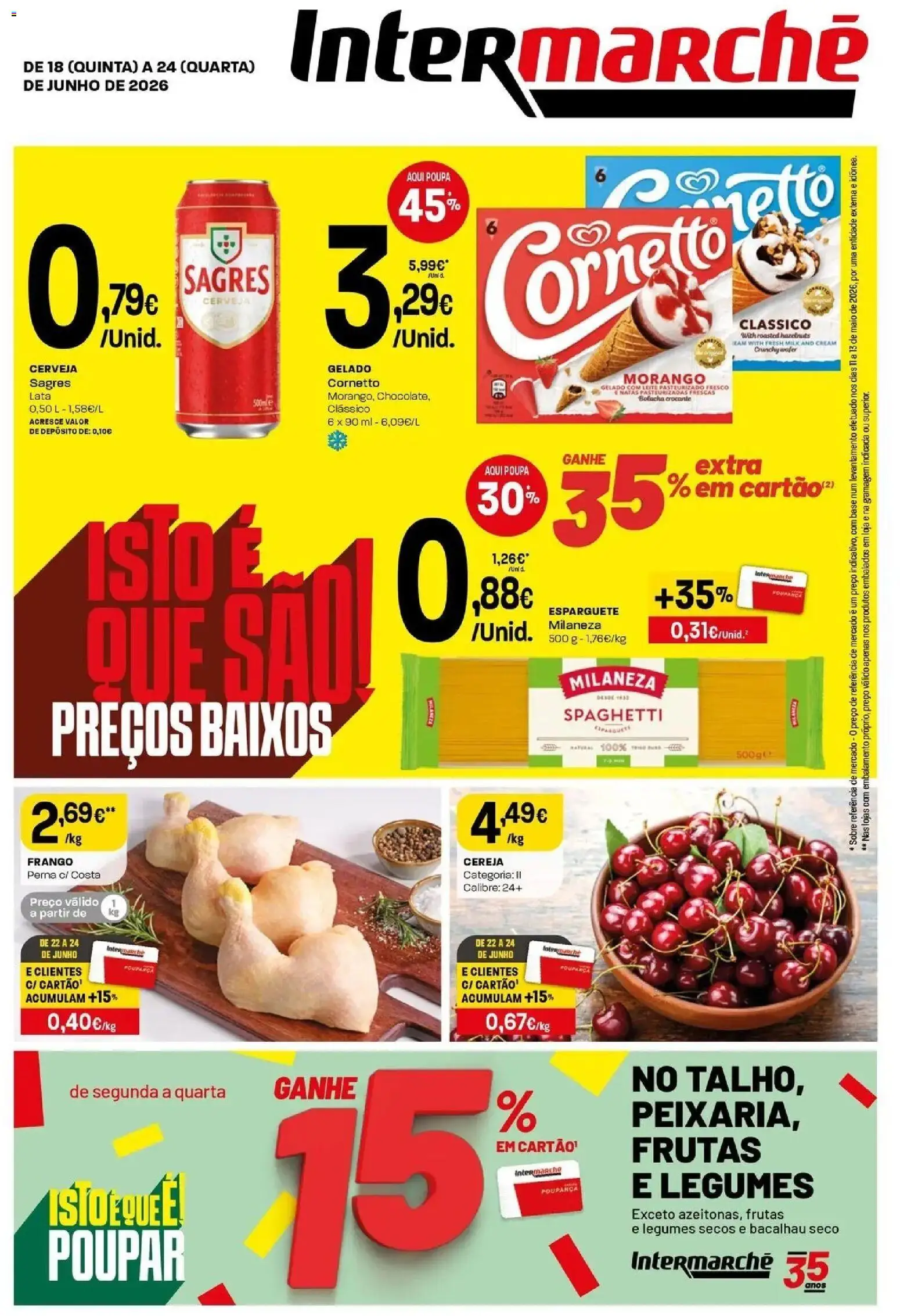 Pré-visualização do folheto da loja Intermarché válida a partir de 18/06/2026