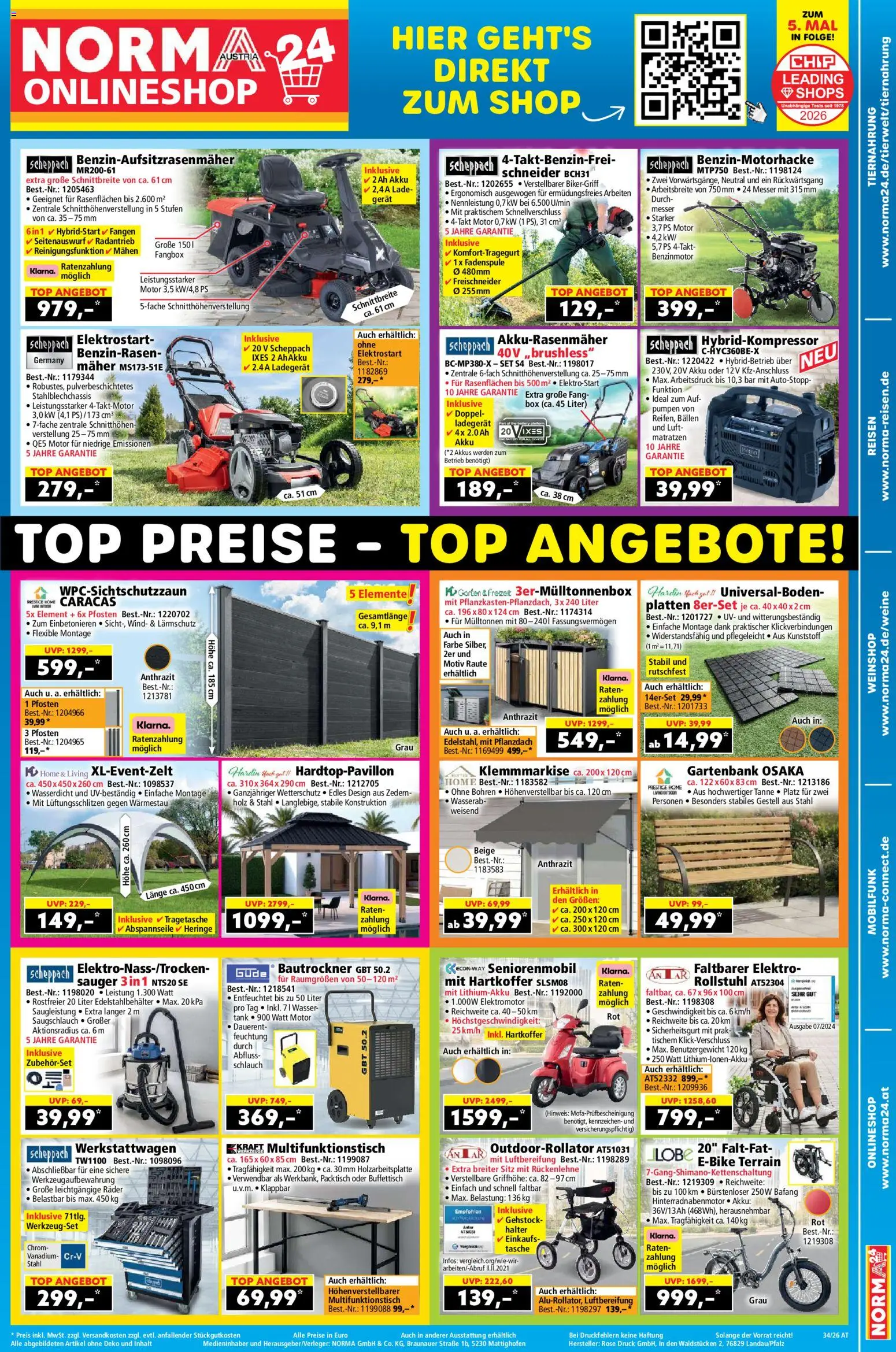 Vorschau der Angebote: Norma Norma Online shop gültig ab 17.08.2026