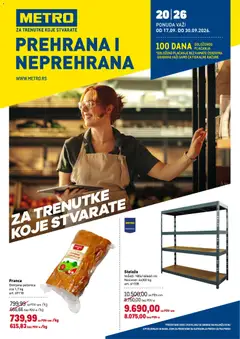 Pregled Metro kataloga - važi od 17.09.2026