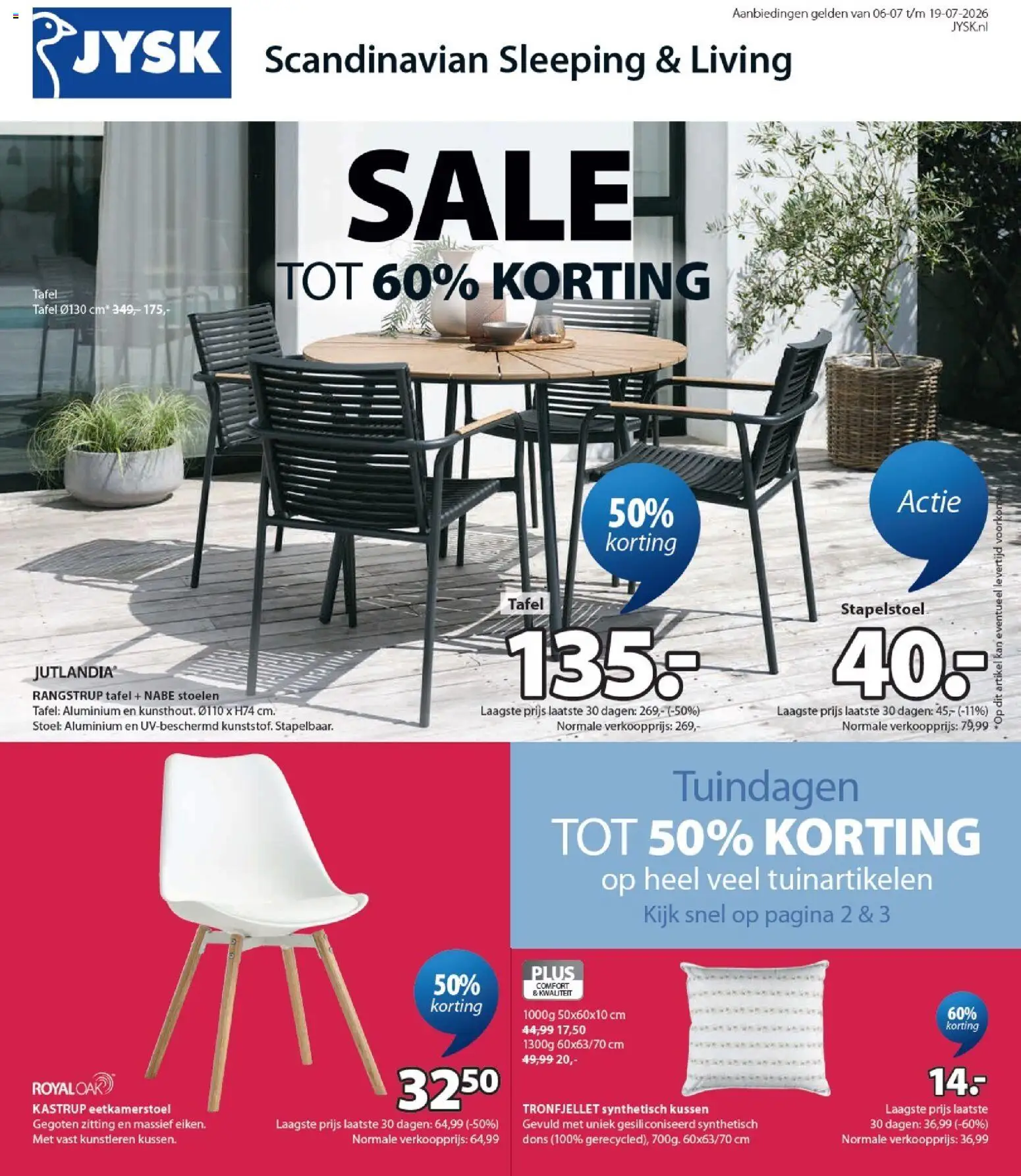 Voorbeeld van JYSK folder van winkel JYSK geldig vanaf 06-07-2026