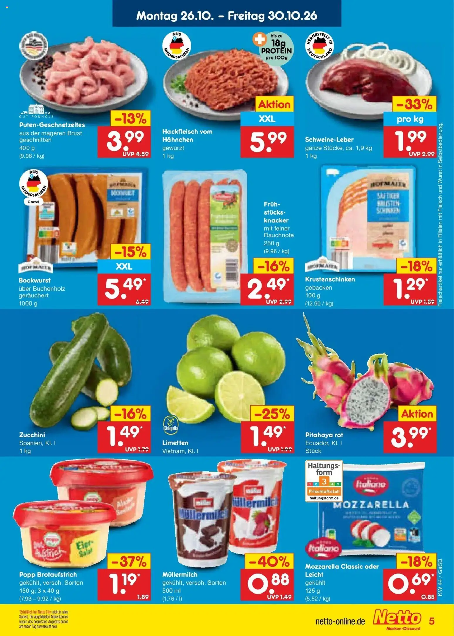 Vorschau von dem Prospekt des Geschäftes Netto Marken-Discount, gültig ab dem 26.10.2026