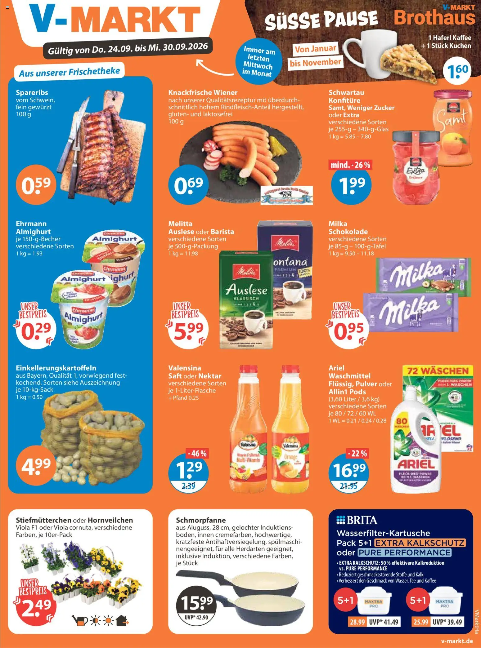 Vorschau von dem Prospekt des Geschäftes V-Markt, gültig ab dem 24.09.2026