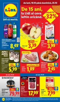 Previzualizarea de cataloage: Lidl Lidl Catalog valabil de la 19.10.2026