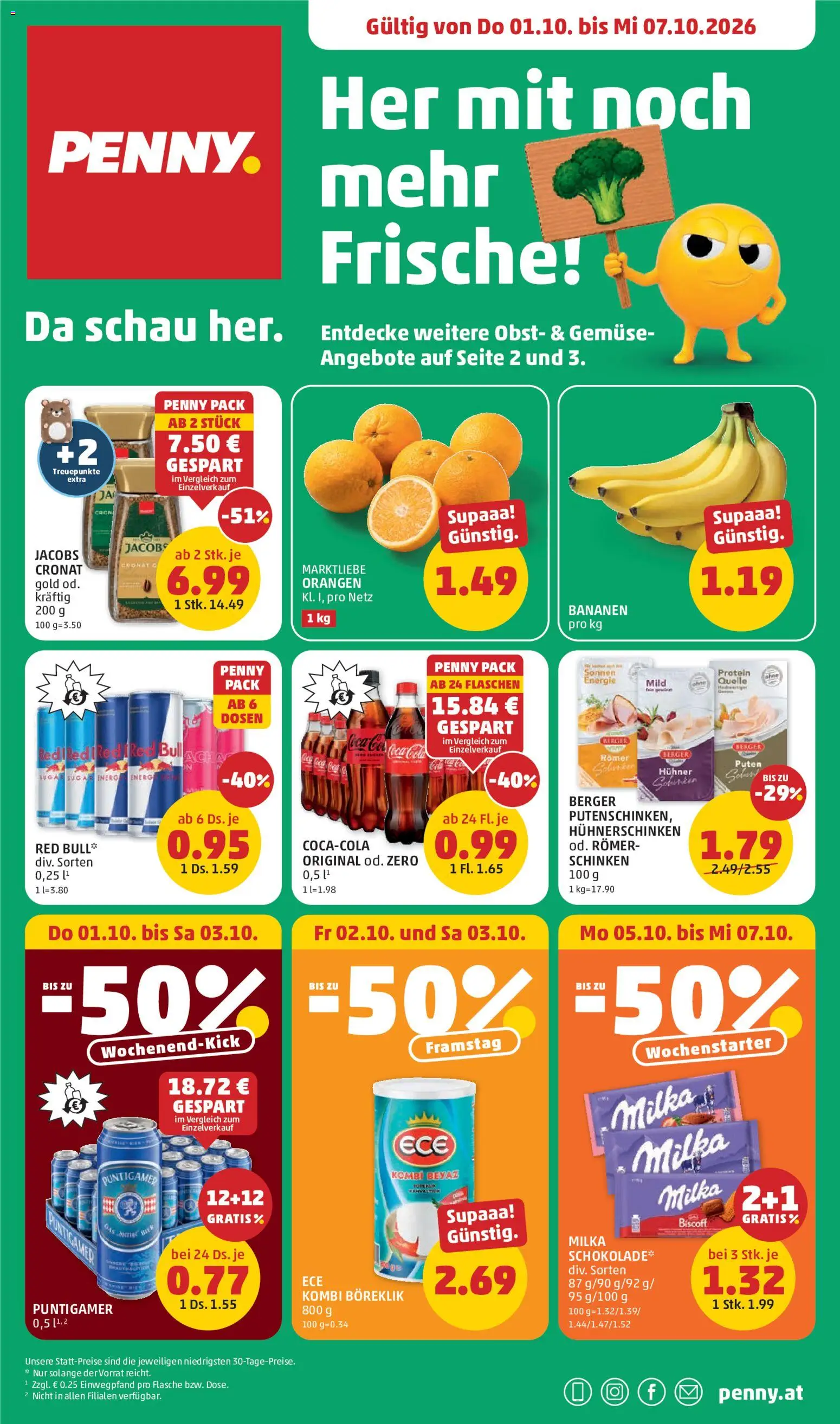 Vorschau der Angebote: Penny Markt Penny Markt - Flugblatt gültig ab 01.10.2026
