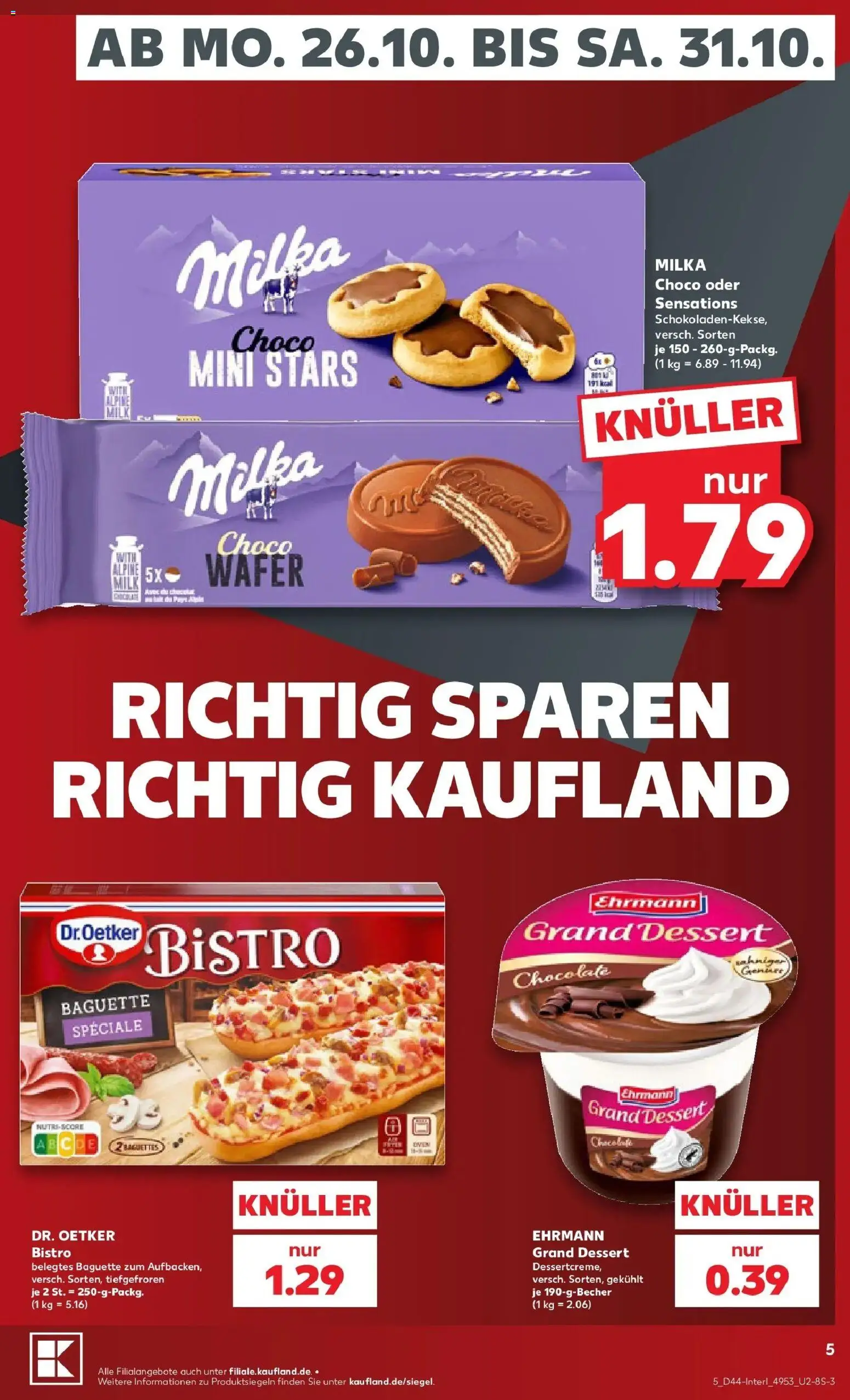 Vorschau von dem Prospekt des Geschäftes Kaufland, gültig ab dem 26.10.2026