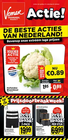 Voorbeeld van Vomar folder van winkel Vomar geldig vanaf 24-10-2026