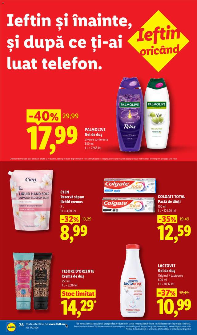 Noul catalog Lidl de la 17.08.