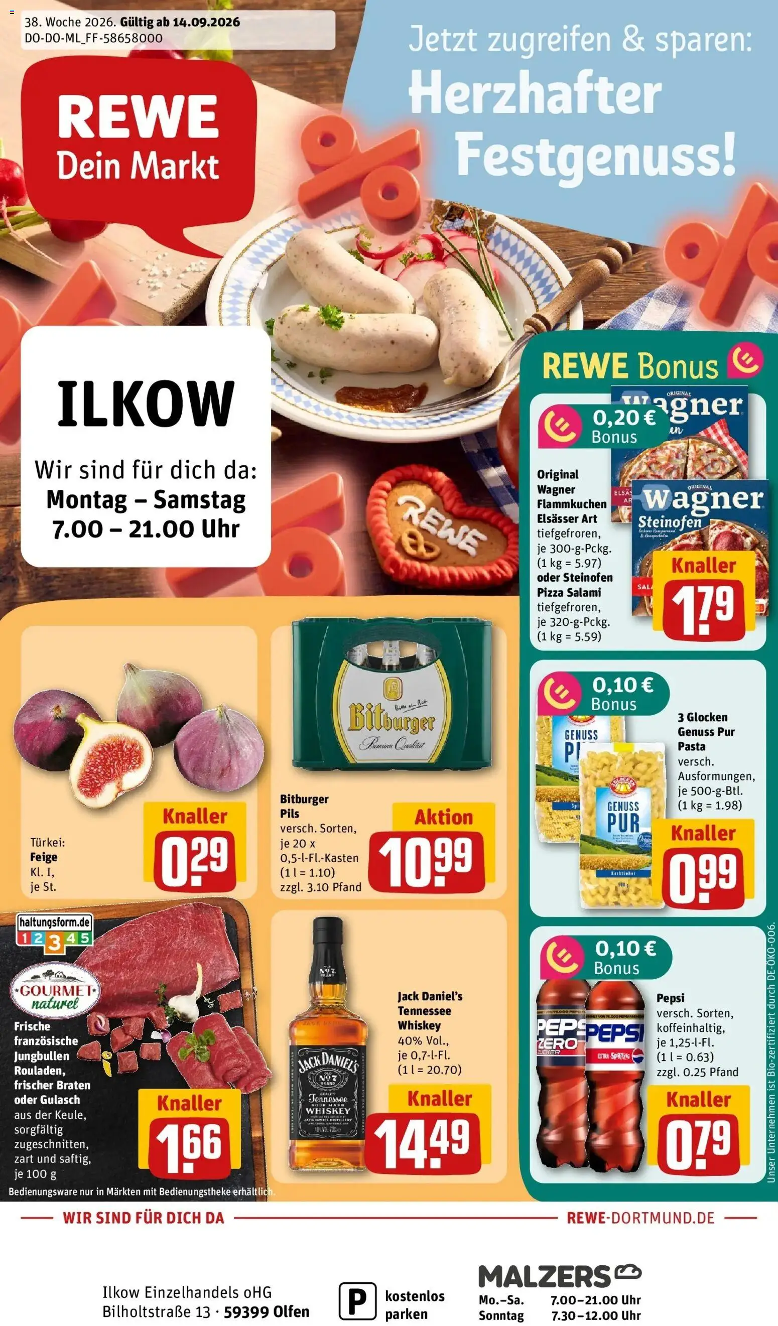 Vorschau von dem Prospekt des Geschäftes Rewe, gültig ab dem 14.09.2026
