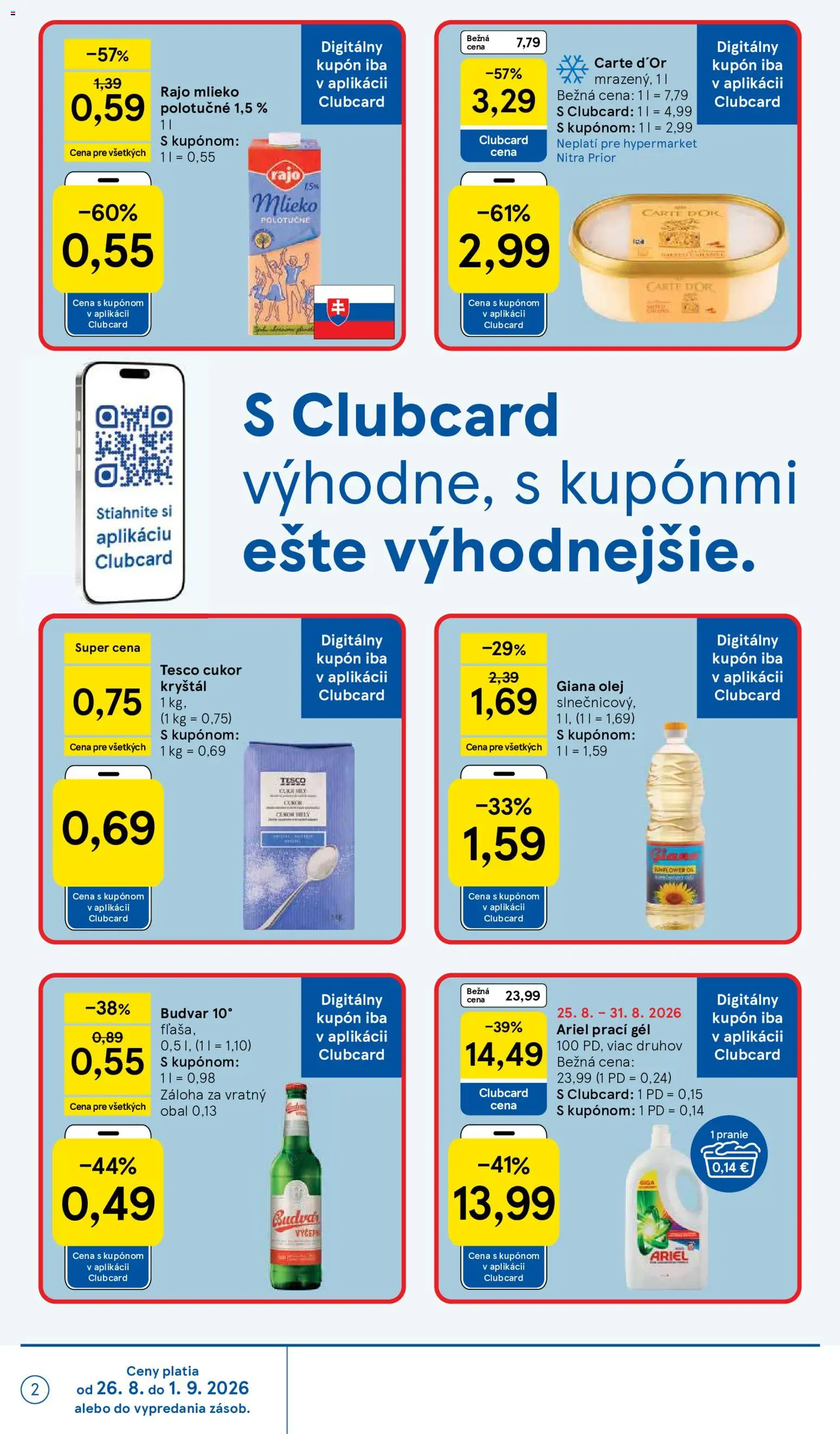 Náhľad Tesco letáku platného od 26.08.2026