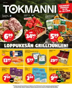 Kaupan Tokmanni Tokmanni ruokatarjoukset esikatselu, voimassa 23/07/2026
