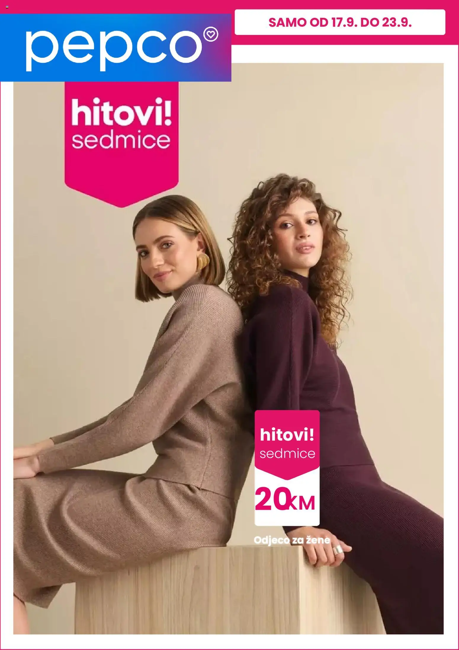 Pregled letka Pepco katalog trgovine Pepco vrijedi od 17.09.2026