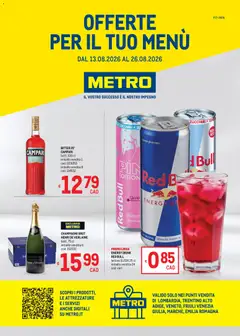Anteprima dell'opuscolo Metro volantino dal negozio Metro valido da 13/08/2026