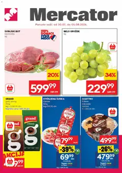 Pregled Mercator kataloga - važi od 30.07.2026