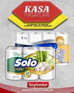 Seyhanlar Market Seyhanlar Market - Katalog Kasa Fırsatları 10.08.2026 - Broşürünün önizlemesi