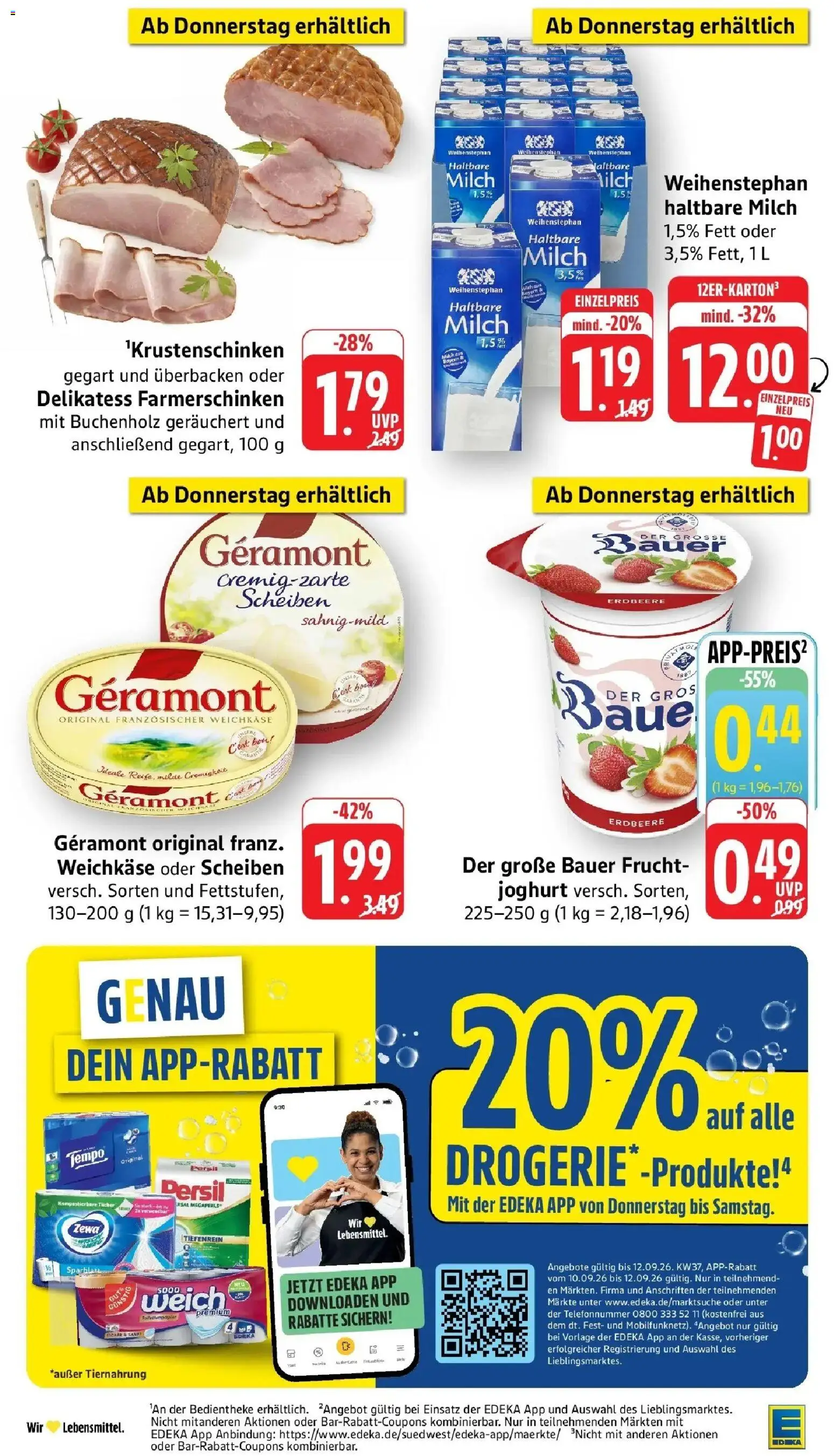 Vorschau von dem Prospekt des Geschäftes Edeka, gültig ab dem 07.09.2026