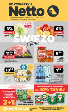 Pogląd gazetki "Netto gazetka od czwartku spożywcza" ze sklepu Netto ważnej od 09.07.2026