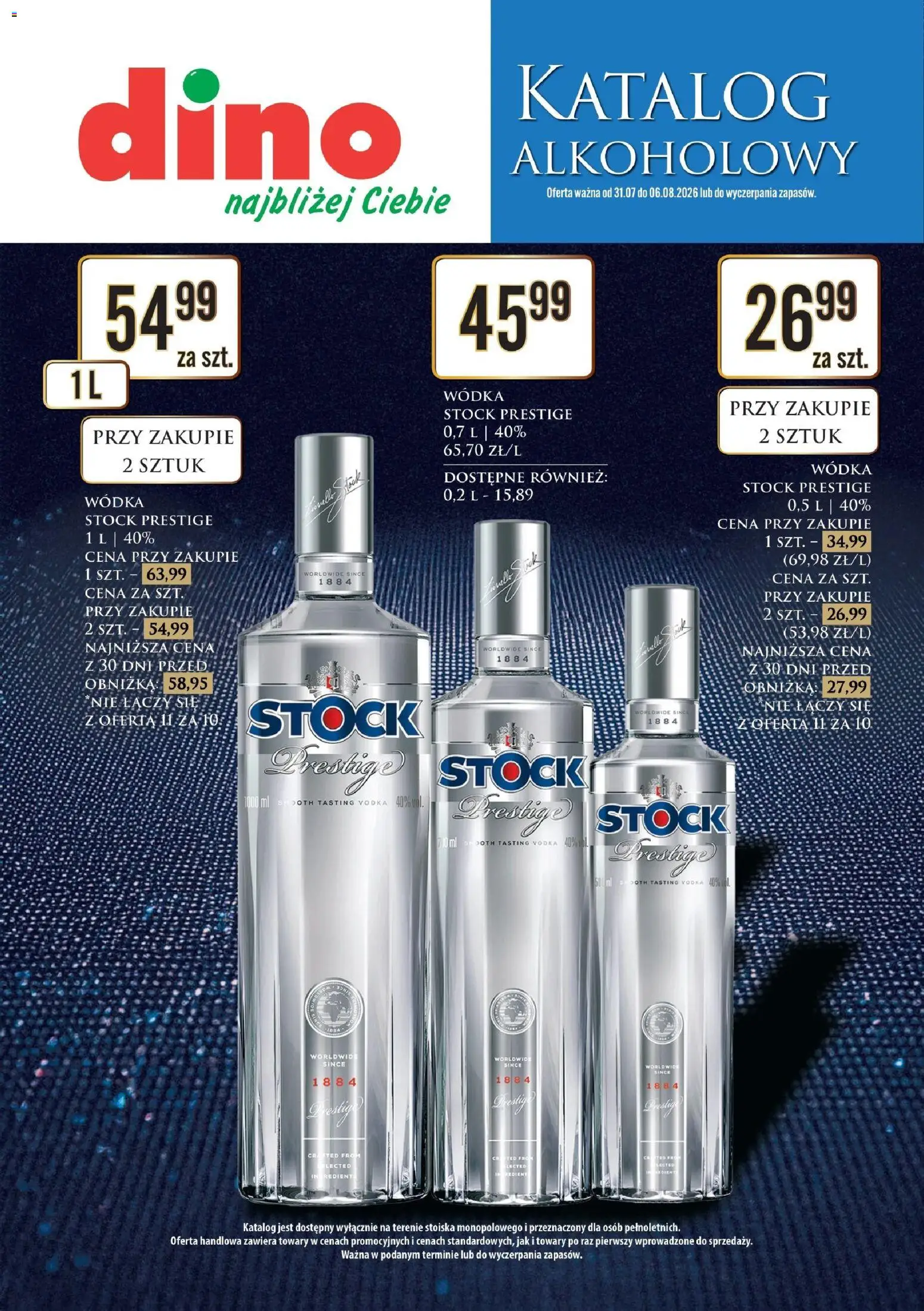 Pogląd gazetki "Dino gazetka alkoholowa" ze sklepu Dino ważnej od 31.07.2026