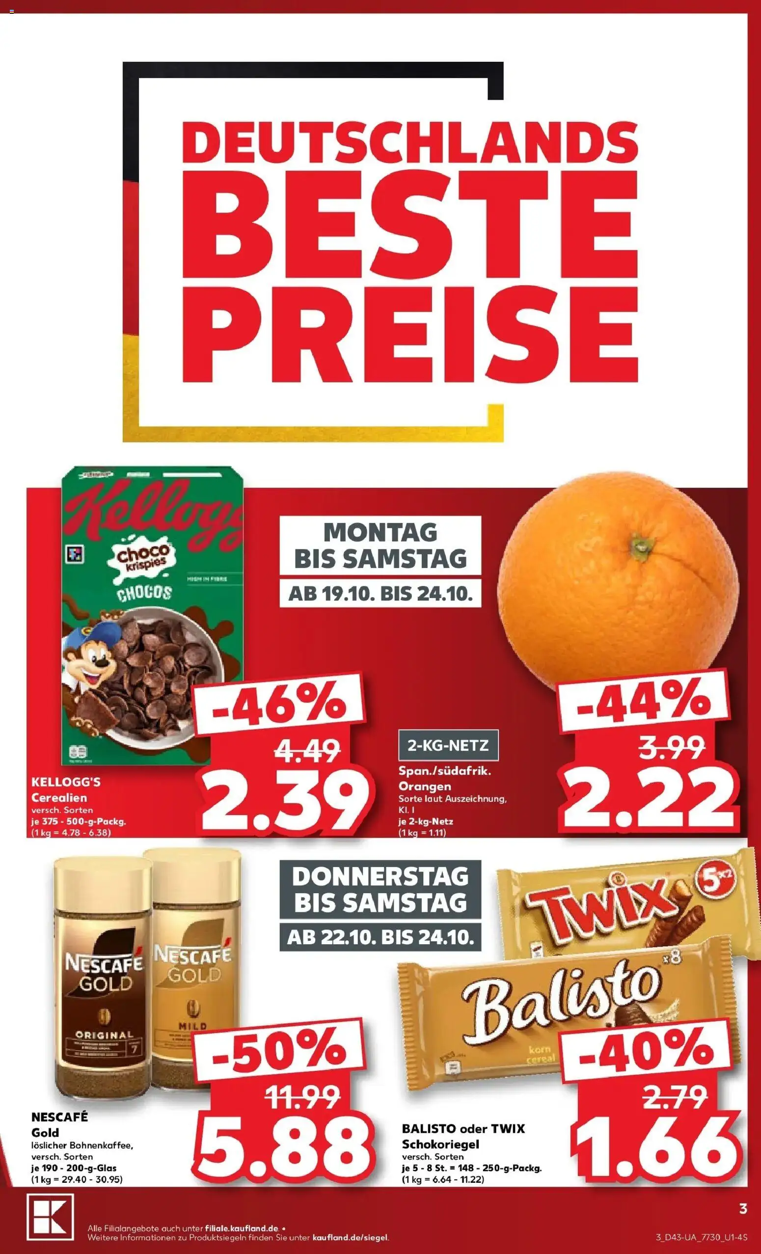 Vorschau von dem Prospekt des Geschäftes Kaufland, gültig ab dem 19.10.2026