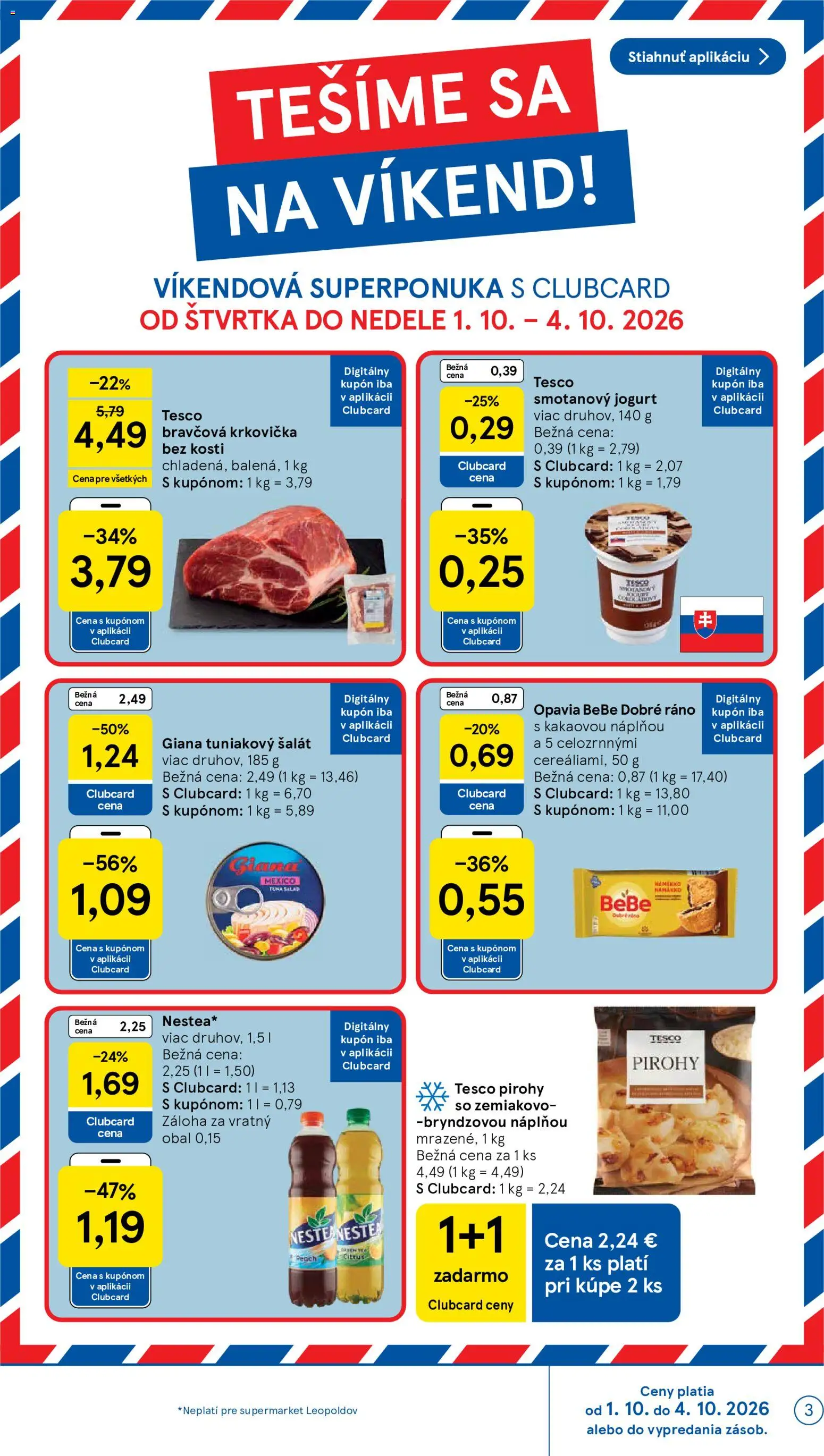 Náhľad Tesco letáku platného od 30.09.2026
