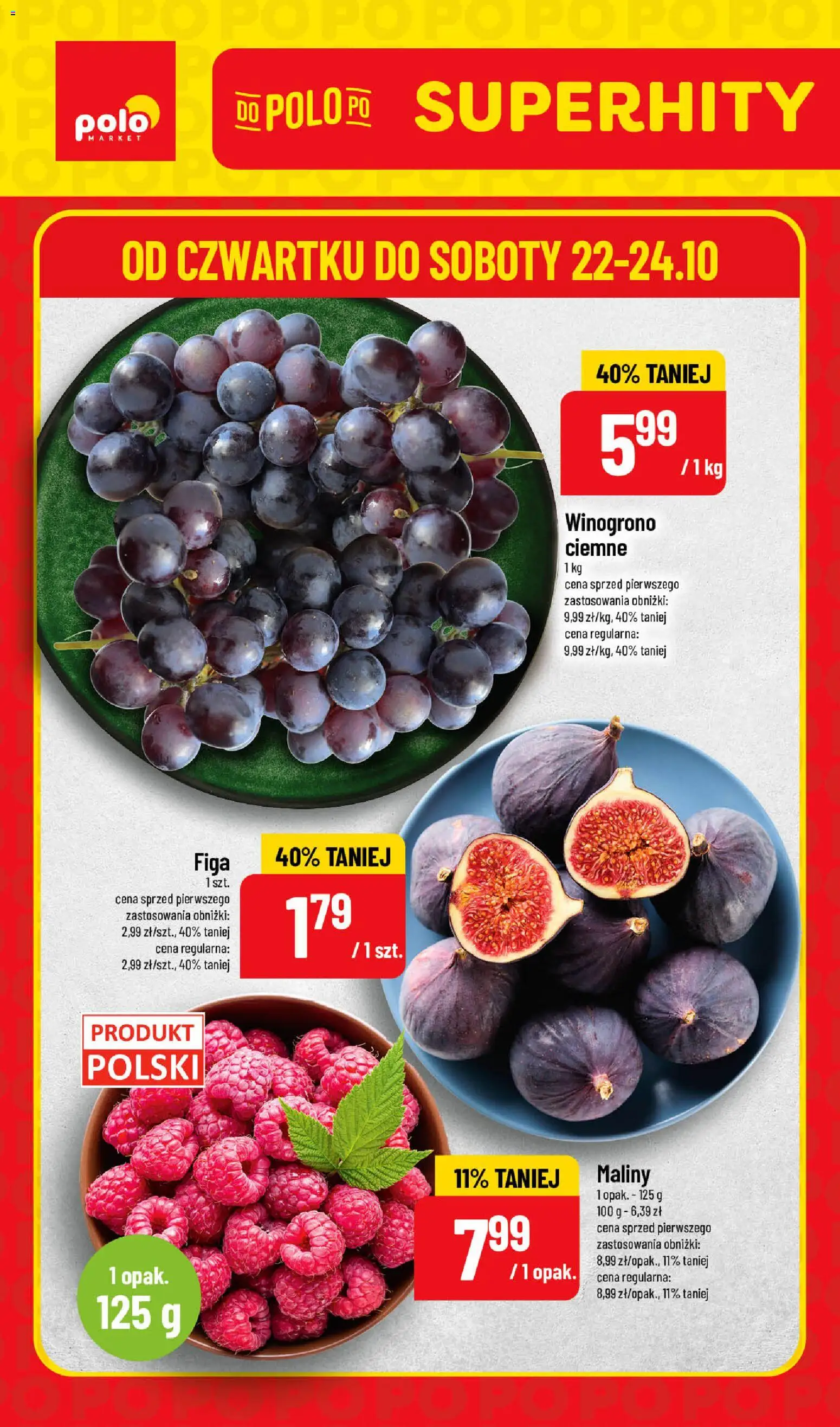 Pogląd gazetki "POLOmarket gazetka - Super Hity" ze sklepu POLOmarket ważnej od 22.10.2026