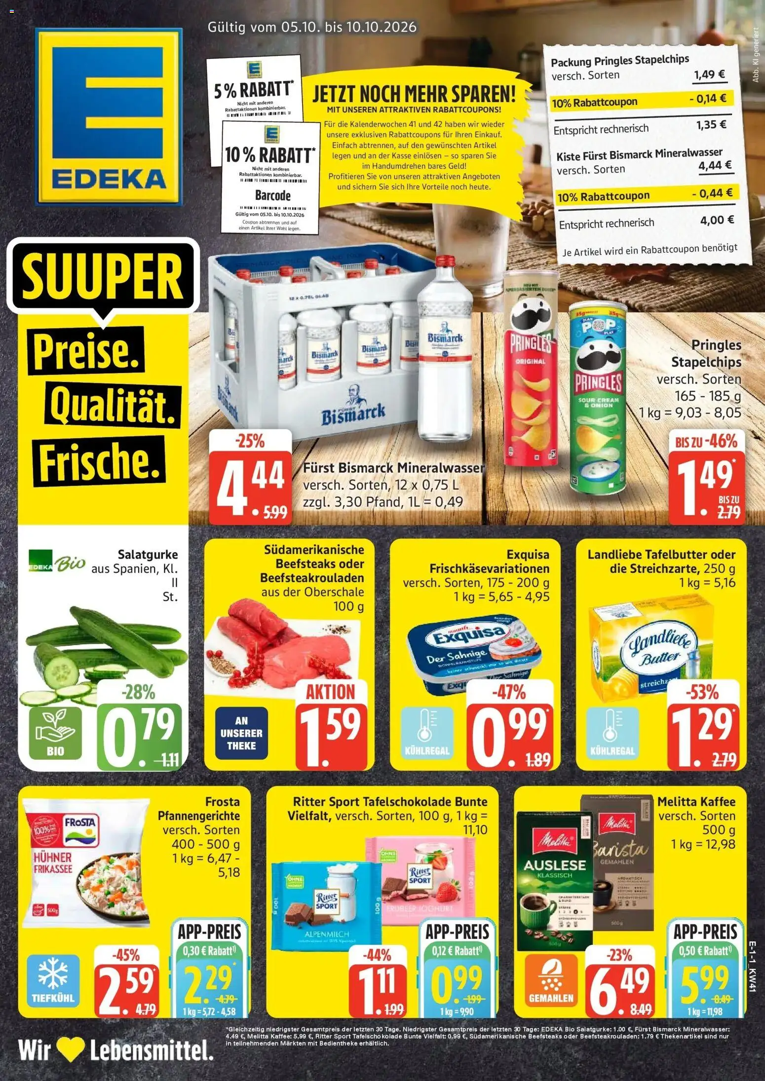 Vorschau von dem Prospekt des Geschäftes Edeka, gültig ab dem 05.10.2026