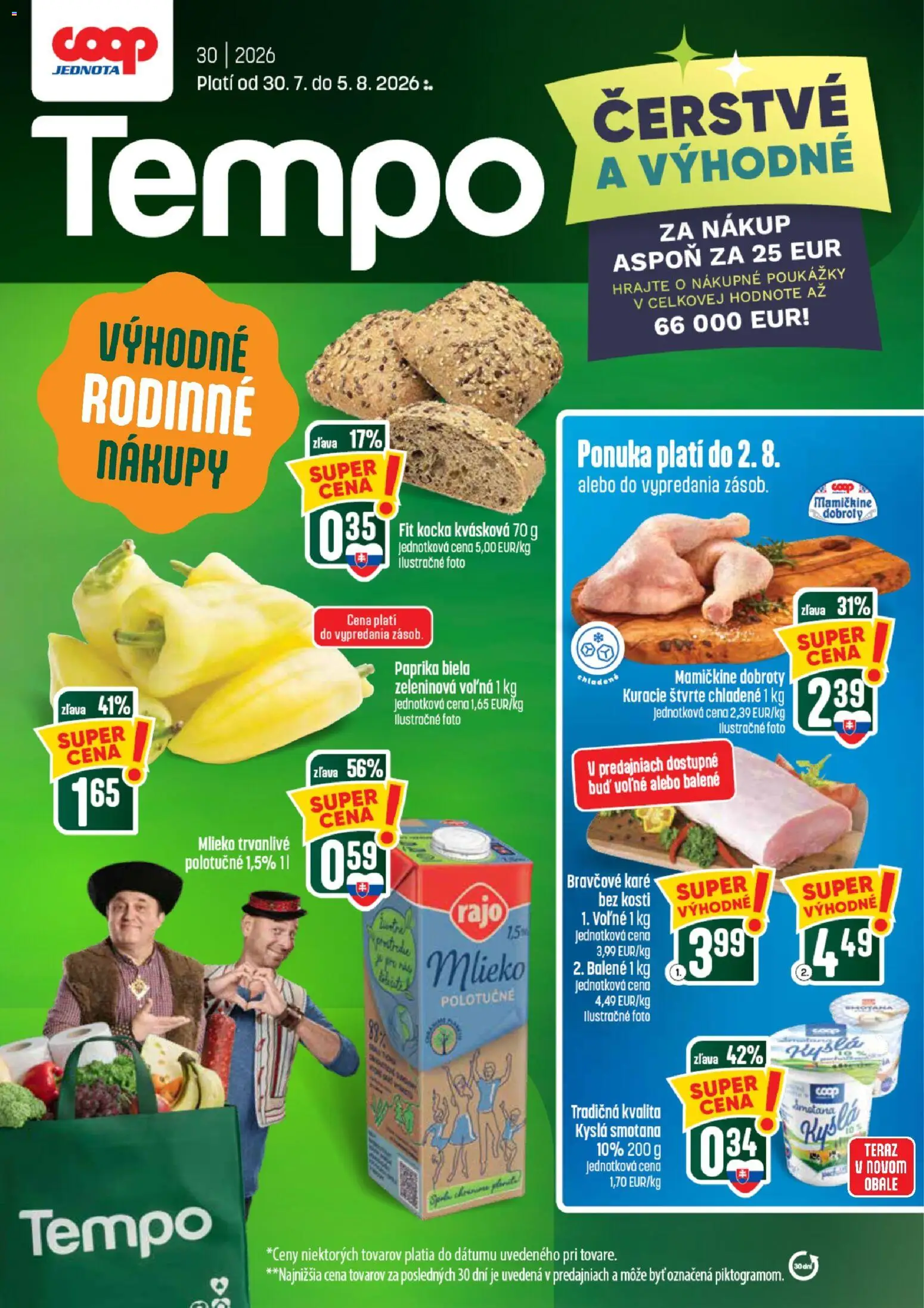 Náhľad COOP Jednota letáku platného od 30.07.2026