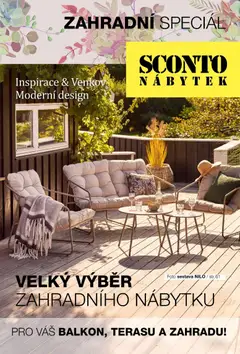 Náhled nabídky: Sconto nábytek Sconto nábytek katalog - Zahradní speciál platný od 01.01.2026