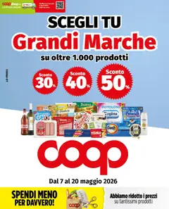 Anteprima dell'opuscolo COOP volantino Bergamo dal negozio COOP valido da 07/05/2026