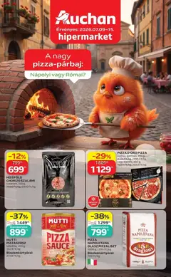 Ajánlatok - Auchan A nagy pizza-párbaj Székesfehérvár megtekintése, amely érvényes 2026.07.09.-től