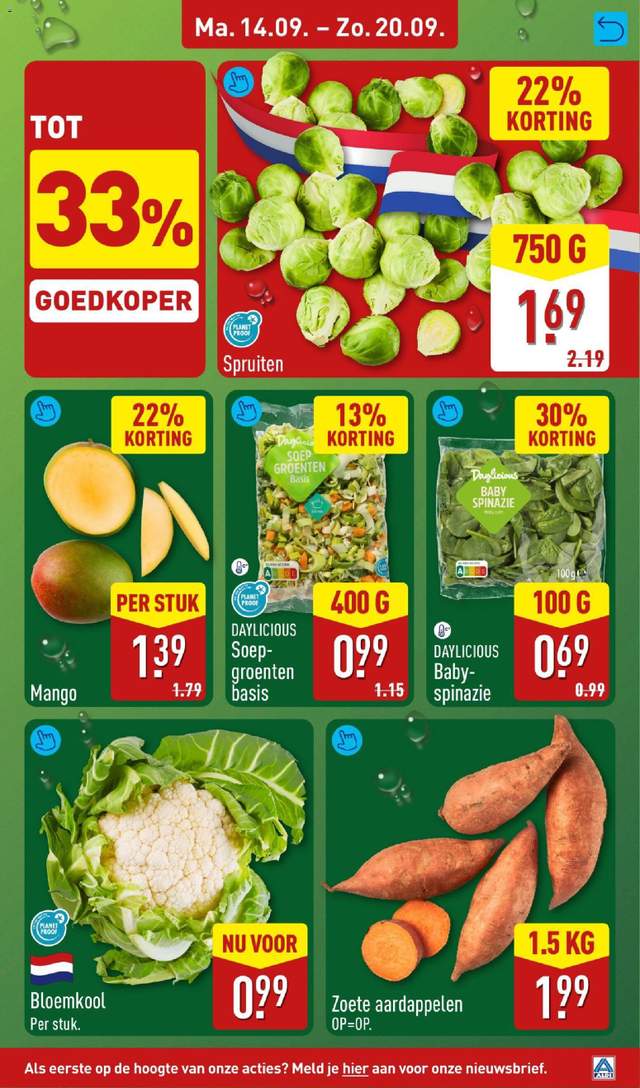 Nieuwe Aldi folder vanaf 14-09