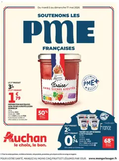 Prévisualisation de Auchan Soutenous les PME Françaises du magasin Auchan formulaire valide 05/05/2026