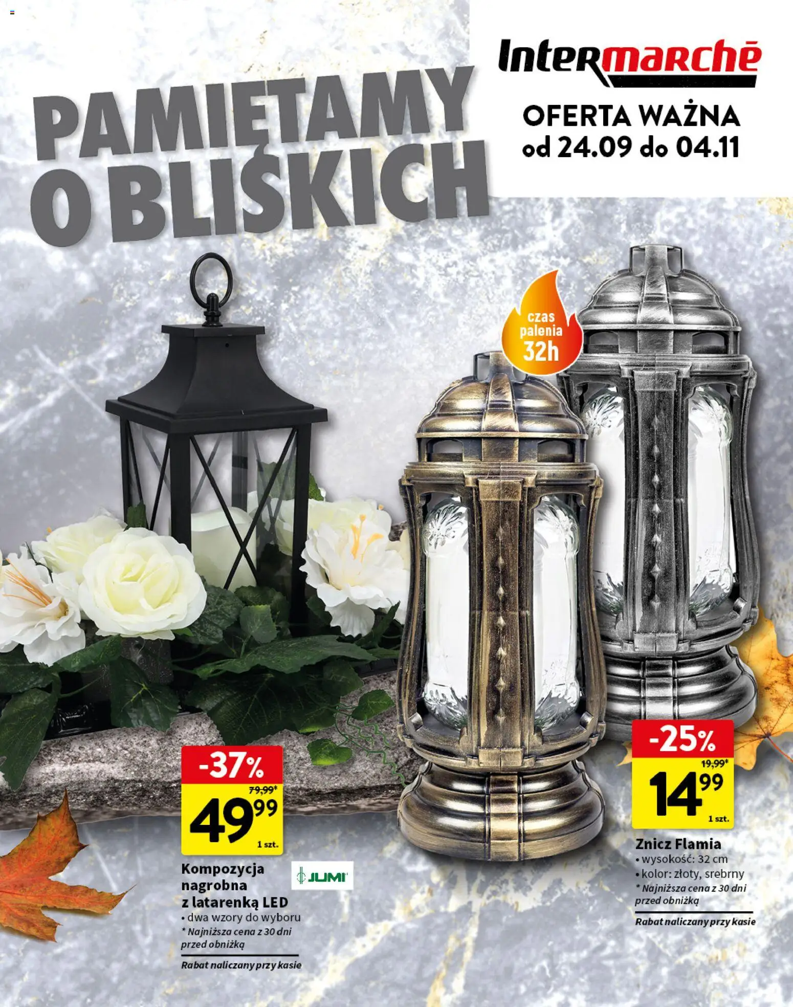 Pogląd gazetki "Intermarche gazetka - Pamiętamy o bliskich" ze sklepu Intermarche ważnej od 24.09.2026