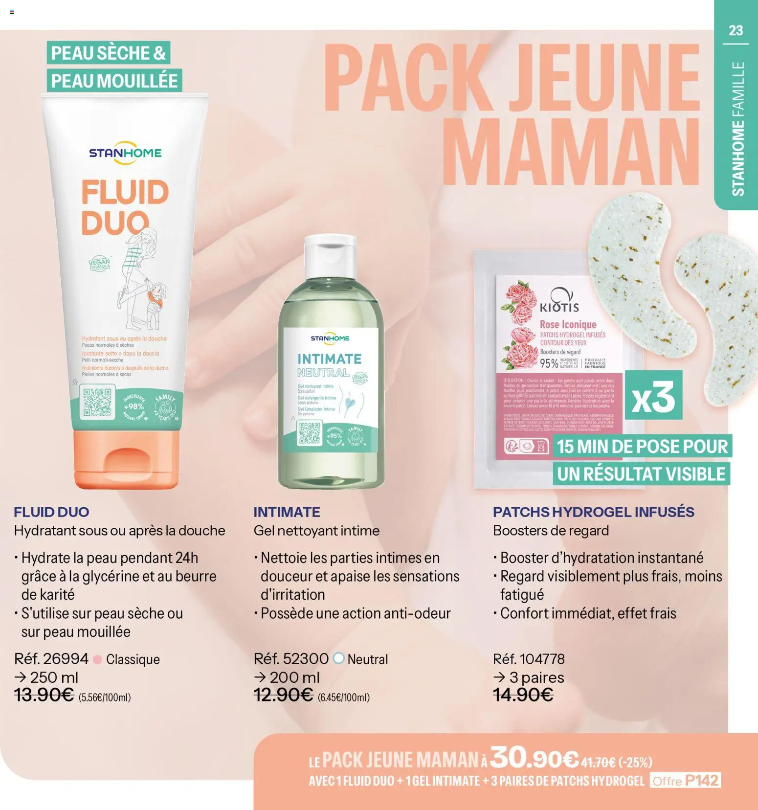 Prévisualisation de Stanhome catalogue du magasin Stanhome formulaire valide 31/08/2026 - Douche, Beurre, Ingrédients, Gel nettoyant