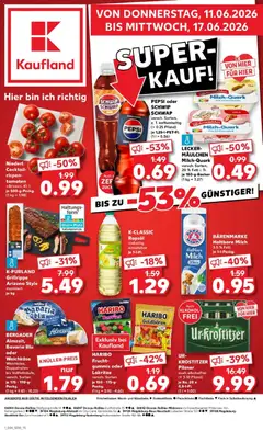 Vorschau von dem Prospekt des Geschäftes Kaufland, gültig ab dem 11.06.2026