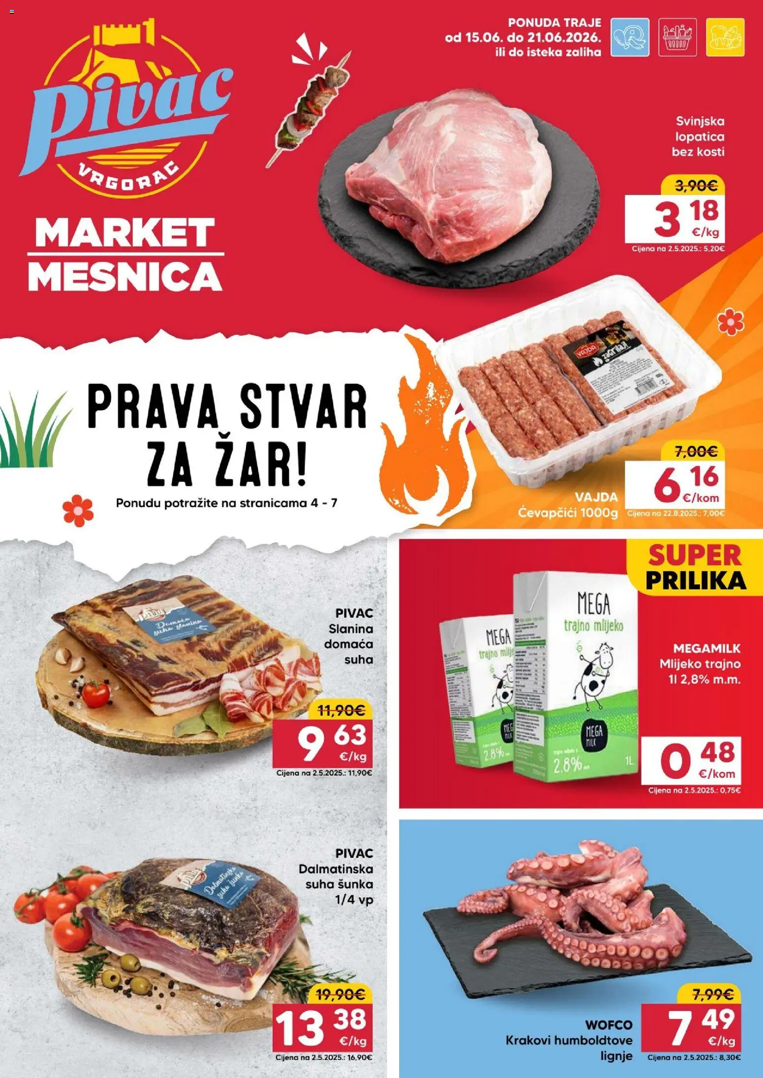 Pregled letka Pivac Katalog trgovine Pivac vrijedi od 15.06.2026