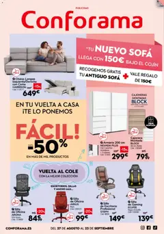Vista previa del folleto de la tienda Conforama válido desde el 27/08/2026 