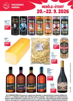 Náhled nabídky: Makro Makro leták - Partnerská nabídka platný od 20.09.2026