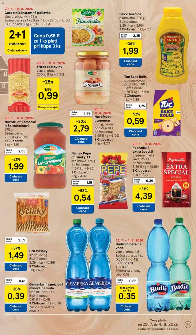 Nový Tesco leták od 29.07.