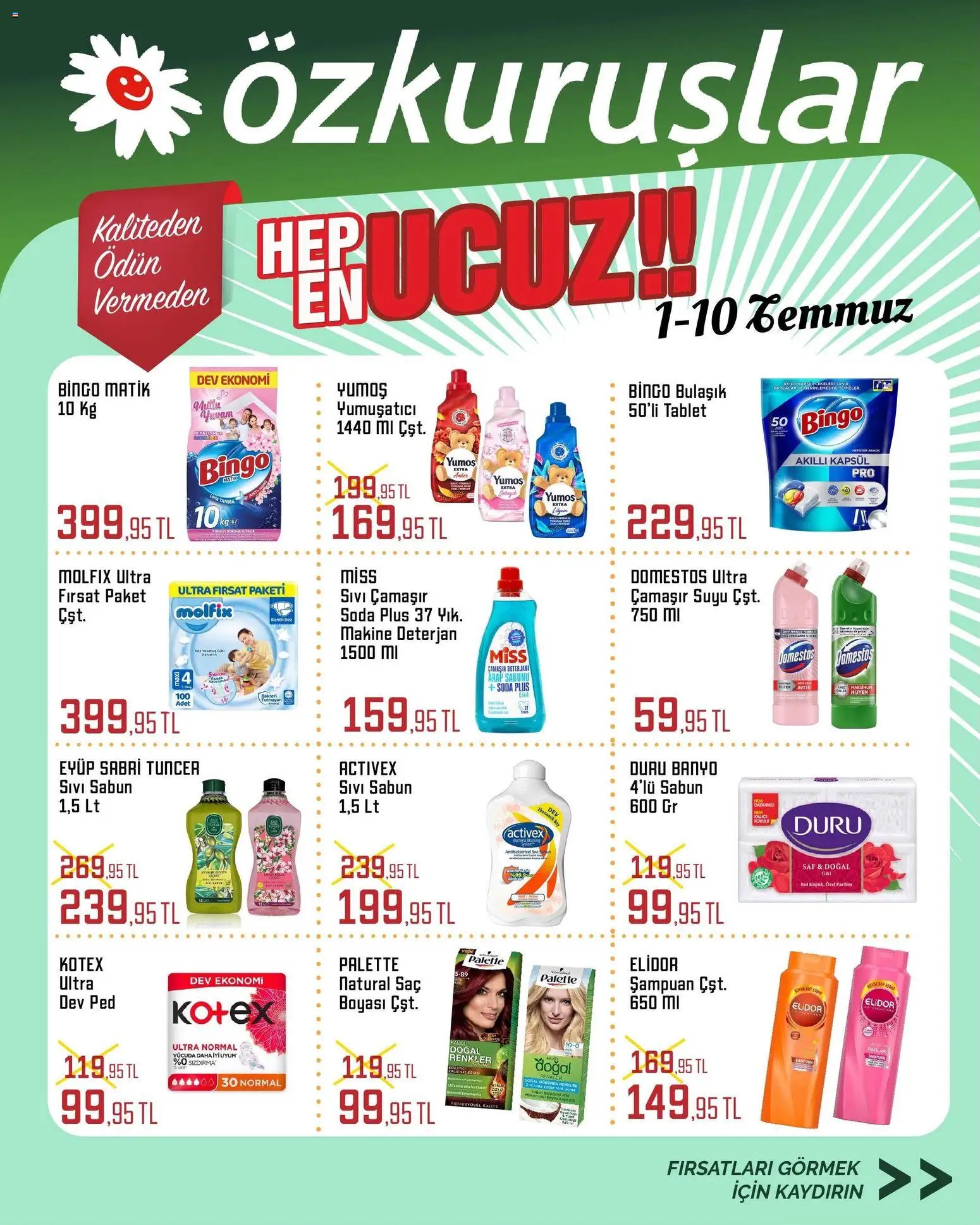 Özkuruşlar Özkuruşlar Katalog 01.07.2026 - Broşürünün önizlemesi
