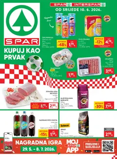 Pregled letka Spar Katalog trgovine Spar vrijedi od 10.06.2026