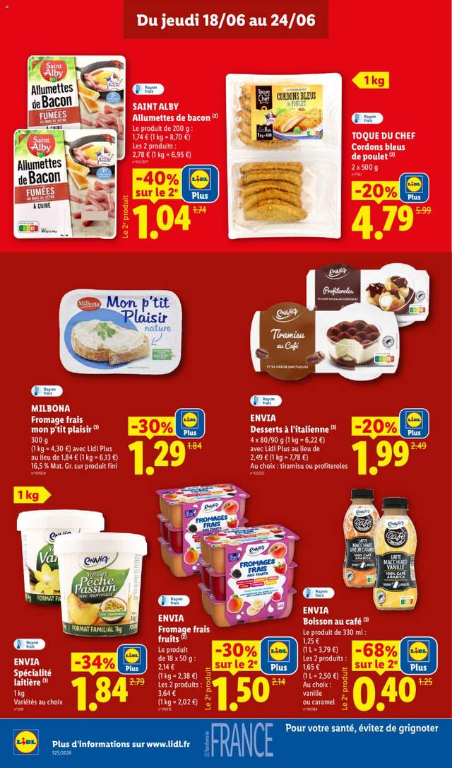 Nouveau catalogue Lidl à partir du 18/06