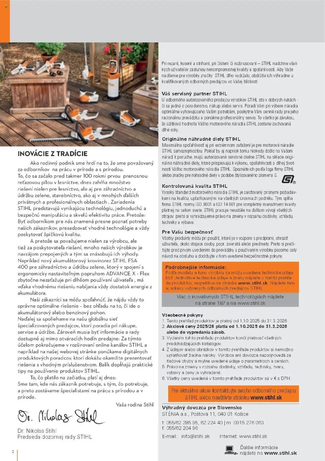Náhľad STIHL letáku platného od 29.09.2025
