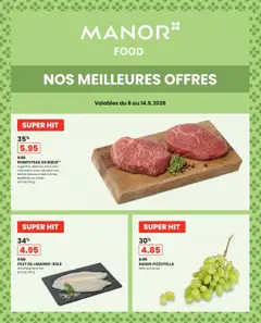 Vorschau des Merkblatts Manor aktionen FR vom Shop Manor gültig von 08.09.2026 bis 14.09.2026
