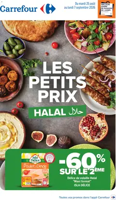 Prévisualisation de Carrefour Les petits prix halal du magasin Carrefour formulaire valide 25/08/2026