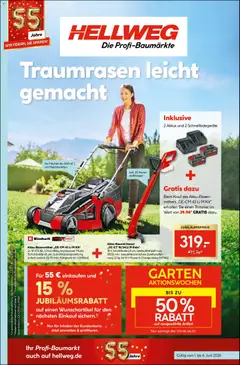 Vorschau von dem Prospekt des Geschäftes Hellweg, gültig ab dem 01.06.2026