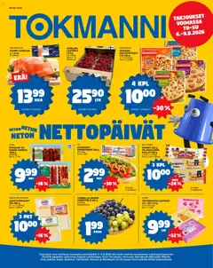 Kaupan Tokmanni Tokmanni ruokatarjoukset esikatselu, voimassa 06/08/2026