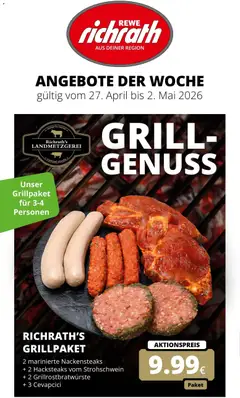 Vorschau von dem Prospekt des Geschäftes Rewe, gültig ab dem 27.04.2026