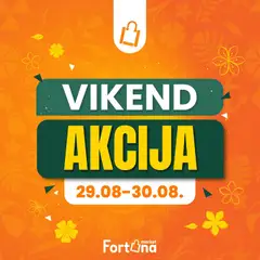 Pregled letka Fortuna Market vikend akcija trgovine Fortuna Market vrijedi od 29.08.2026