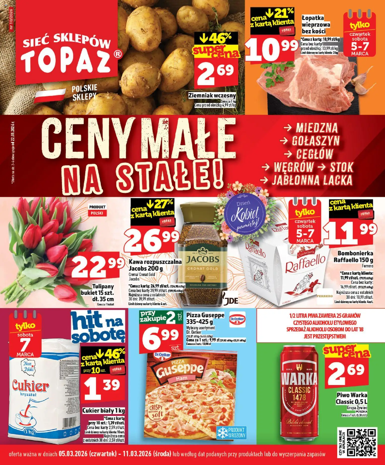 Topaz gazetka - Ceny małe na stałe od 05.03.2026 >> Nowa Gazetka